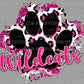 Wildcats Paw Pink Ready to Press Transfer DTF Transfer Sublimation Transfer