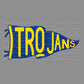 Trojans Pennant Mascot Ready to Press Transfer DTF Transfer Sublimation Transfer