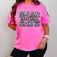 Bearcats Mascot Iridescent Effect Ready to Press Transfer DTF Transfer Sublimation Transfer