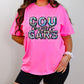 Cougars Mascot Iridescent Effect Ready to Press Transfer DTF Transfer Sublimation Transfer