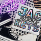 Jackets Mascot Iridescent Effect Ready to Press Transfer DTF Transfer Sublimation Transfer