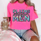 Plainsmen Mascot Iridescent Effect Ready to Press Transfer DTF Transfer Sublimation Transfer