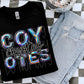 Coyotes Mascot Iridescent Effect Ready to Press Transfer DTF Transfer Sublimation Transfer