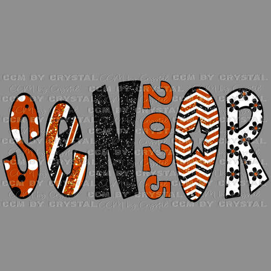 Senior 2025 Ready to Press Transfer DTF Transfer Sublimation Transfer