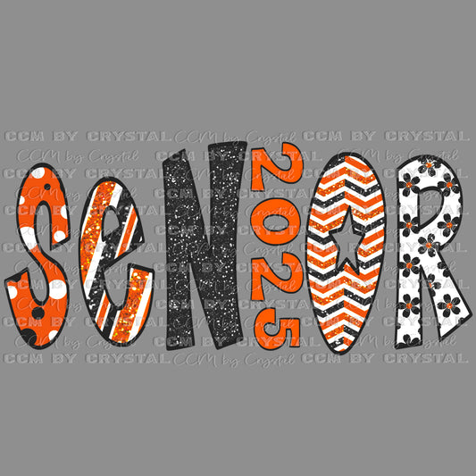 Senior 2025 Ready to Press Transfer DTF Transfer Sublimation Transfer