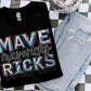 Mavericks Mascot Iridescent Effect Ready to Press Transfer DTF Transfer Sublimation Transfer