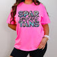 Spartans Mascot Iridescent Effect Ready to Press Transfer DTF Transfer Sublimation Transfer