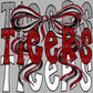 Tigers Bow Mascot Ready to Press Transfer DTF Transfer Sublimation Transfer