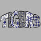 Tigers Mascot Ready to Press Transfer DTF Transfer Sublimation Transfer