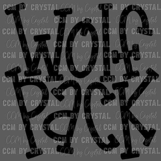Wolfpack Mascot Ready to Press Transfer DTF Transfer Sublimation Transfer