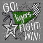 Go Fight Win Tigers Mascot Ready to Press Transfer DTF Transfer