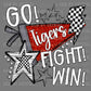 Go Fight Win Tigers Mascot Ready to Press Transfer DTF Transfer