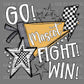 Personalized Go Fight Win Mascot Ready to Press Transfer DTF Transfer