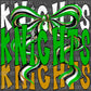 Knights Mascot Long Bow Ready to Press Transfer DTF Transfer Sublimation Transfer