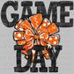Game Day Pom Pom Cheer Ready to Press Transfer DTF Transfer Sublimation Transfer