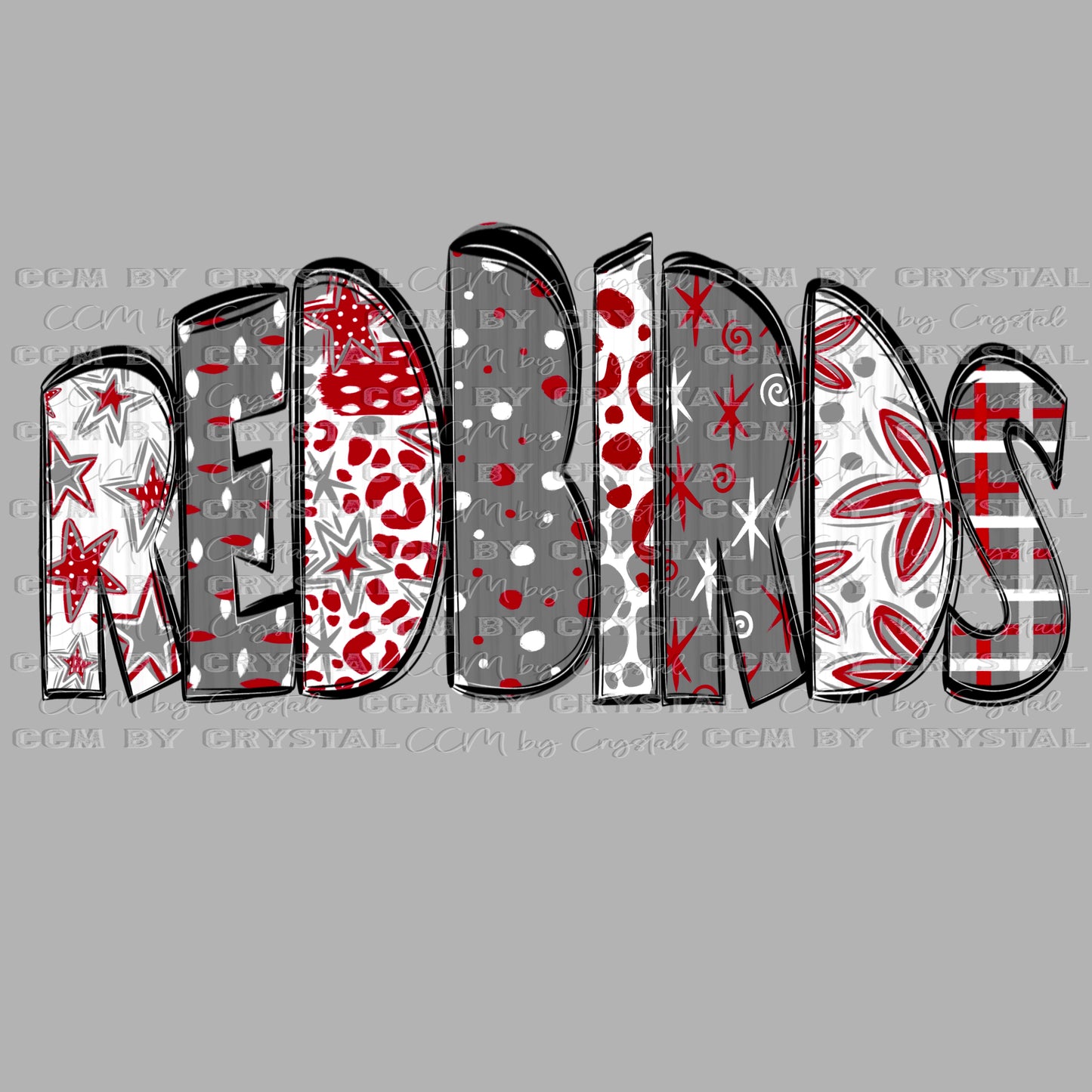 Redbirds Mascot Ready to Press Transfer DTF Transfer