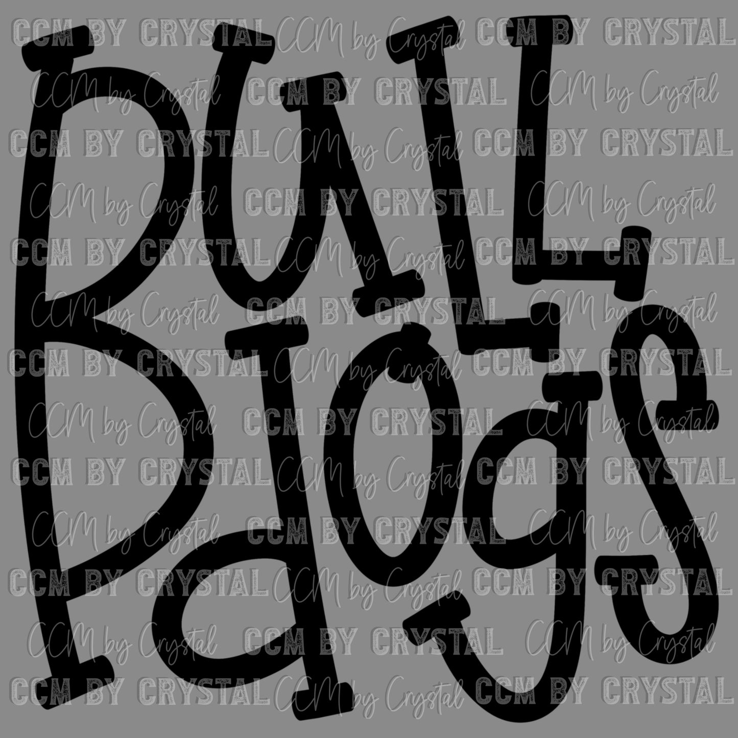 Bulldogs Mascot Ready to Press Transfer DTF Transfer Sublimation Transfer