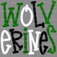 Wolverines Mascot Ready to Press Transfer DTF Transfer