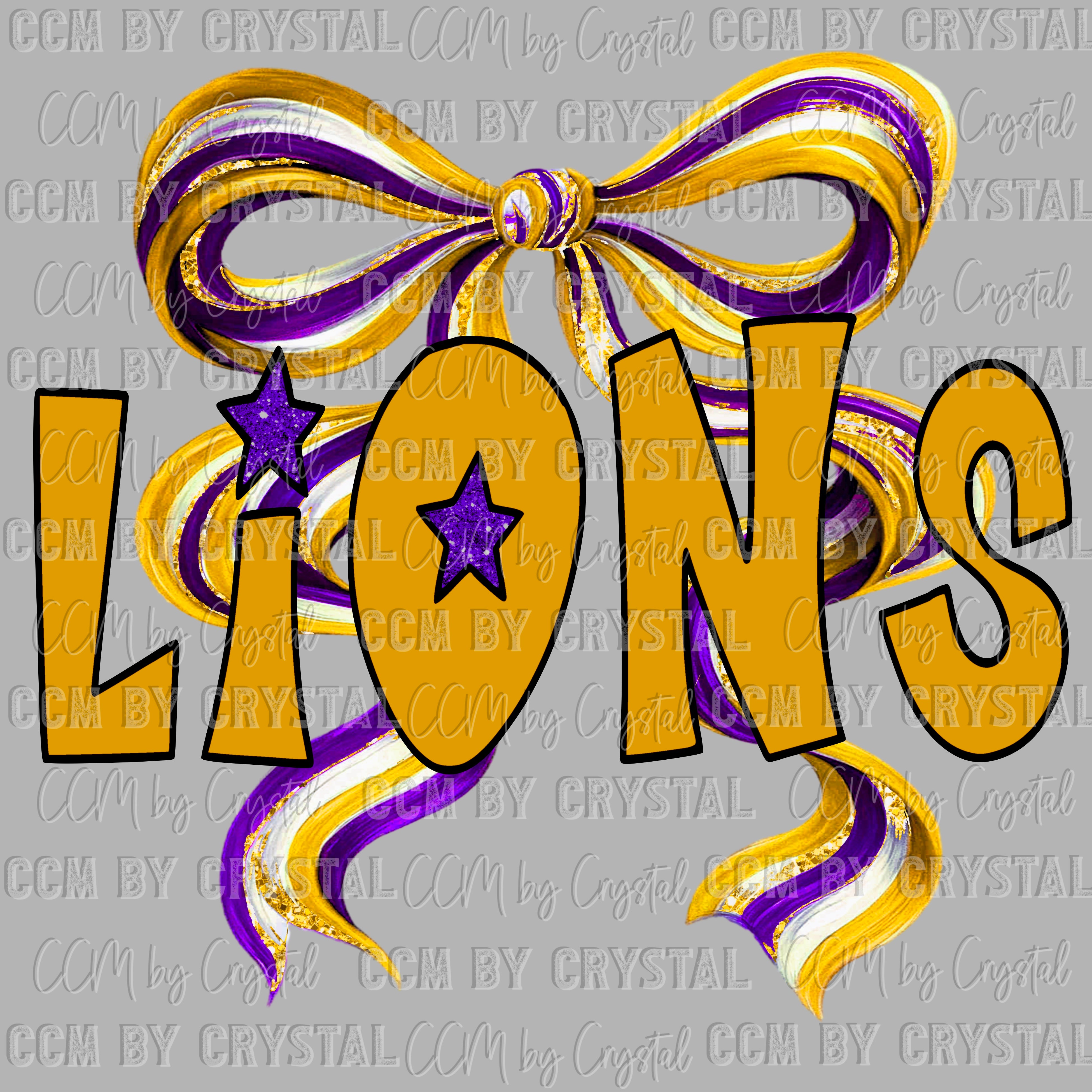 Lions Mascot Ready to Press Transfer DTF Transfer Sublimation Transfer ...