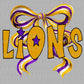 Lions Mascot Ready to Press Transfer DTF Transfer Sublimation Transfer