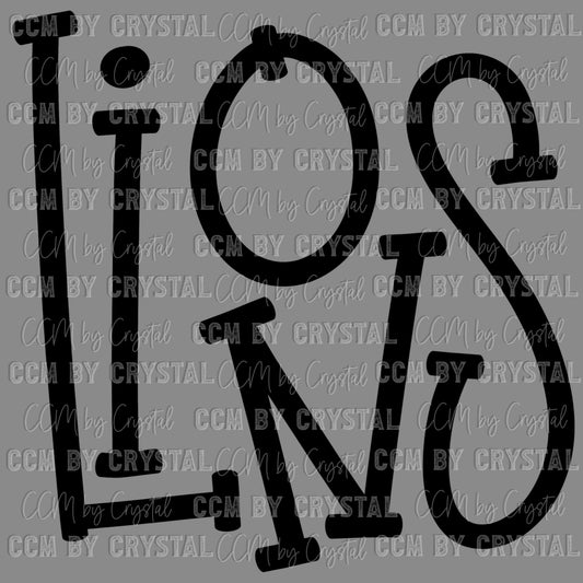 Lions Mascot Ready to Press Transfer DTF Transfer Sublimation Transfer