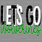 Let’s Go Wolverines Mascot Ready to Press Transfer DTF Transfer