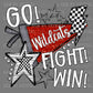 Go Fight Win Wildcats Mascot Ready to Press Transfer DTF Transfer