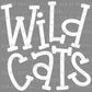 Wildcats Mascot Ready to Press Transfer DTF Transfer