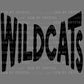 Wildcats Mascot Ready to Press Transfer DTF Transfer Sublimation Transfer