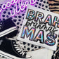 Brahmas Mascot Iridescent Effect Ready to Press Transfer DTF Transfer Sublimation Transfer