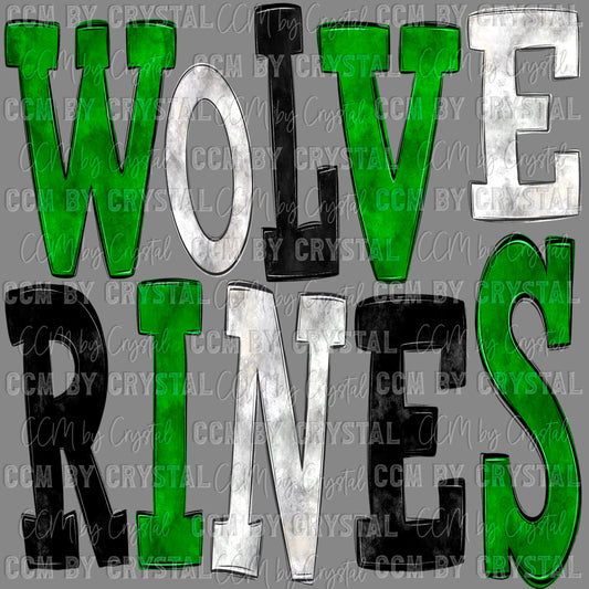 Wolverines Mascot Ready to Press Transfer DTF Transfer