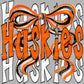 Huskies Mascot Long Tail Bow Ready to Press Transfer DTF Transfer