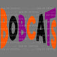 Bobcats Mascot Ready to Press Transfer DTF Transfer
