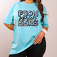 Pioneers Mascot Iridescent Effect Ready to Press Transfer DTF Transfer Sublimation Transfer