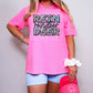 Reindeer Mascot Iridescent Effect Ready to Press Transfer DTF Transfer Sublimation Transfer