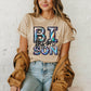 Bison Mascot Iridescent Effect Ready to Press Transfer DTF Transfer Sublimation Transfer