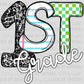 1st First Grade Ready to Press Transfer DTF Transfer Sublimation Transfer