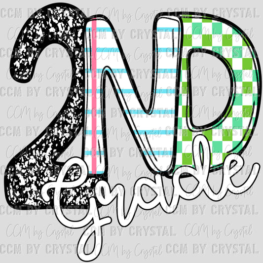 2nd Second Grade Ready to Press Transfer DTF Transfer Sublimation Transfer