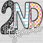 2nd Second Grade Ready to Press Transfer DTF Transfer Sublimation Transfer