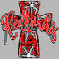 Redbirds Cross Mascot Ready to Press Transfer DTF Transfer Sublimation Transfer
