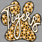 Tigers Paw Mascot Ready to Press Transfer DTF Transfer Sublimation Transfer