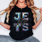 Jets Mascot Iridescent Effect Ready to Press Transfer DTF Transfer Sublimation Transfer