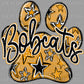 Bobcats Paw Mascot Ready to Press Transfer DTF Transfer Sublimation Transfer