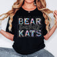 Bearkats Mascot Iridescent Effect Ready to Press Transfer DTF Transfer Sublimation Transfer