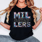 Millers Mascot Iridescent Effect Ready to Press Transfer DTF Transfer Sublimation Transfer (Copy)