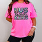 Huskers Mascot Iridescent Effect Ready to Press Transfer DTF Transfer Sublimation Transfer