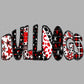 Bulldogs red Mascot Ready to Press Transfer DTF Transfer Sublimation Transfer