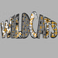 Wildcats Gold Mascot Ready to Press Transfer DTF Transfer Sublimation Transfer