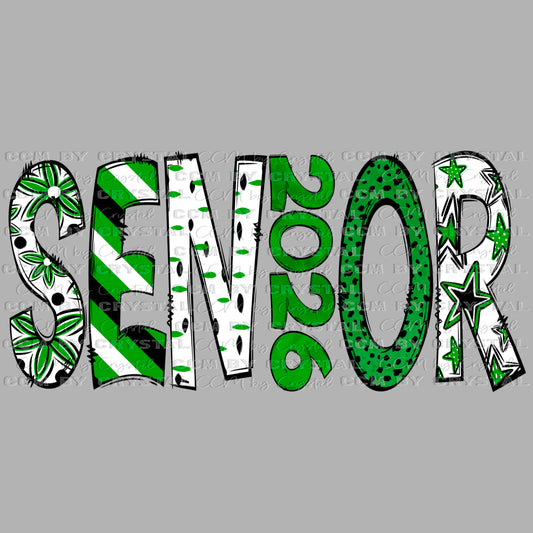 Senior 2026 Ready to Press Transfer DTF Transfer Sublimation Transfer