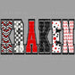 Kraken Mascot Red Ready to Press Transfer DTF Transfer Sublimation Transfer